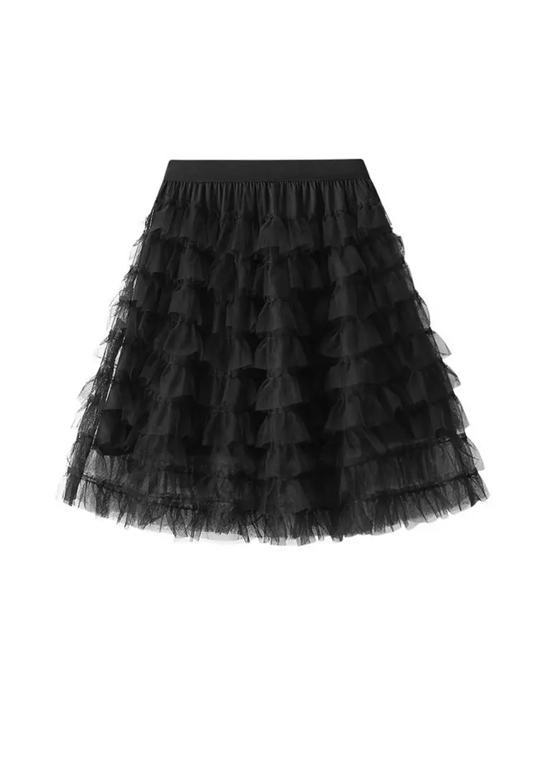 Buy Twenty Eight Shoes Mesh Pleated Cake Skirt AF1269 2023 Online ...