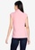 Freego pink High-Neck Sleeveless T-Shirt F4D54AAED1EAB5GS_2