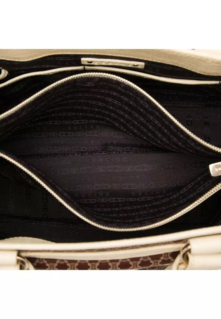 Pre-Loved Celine Macadam Canvas Boogie Handbag