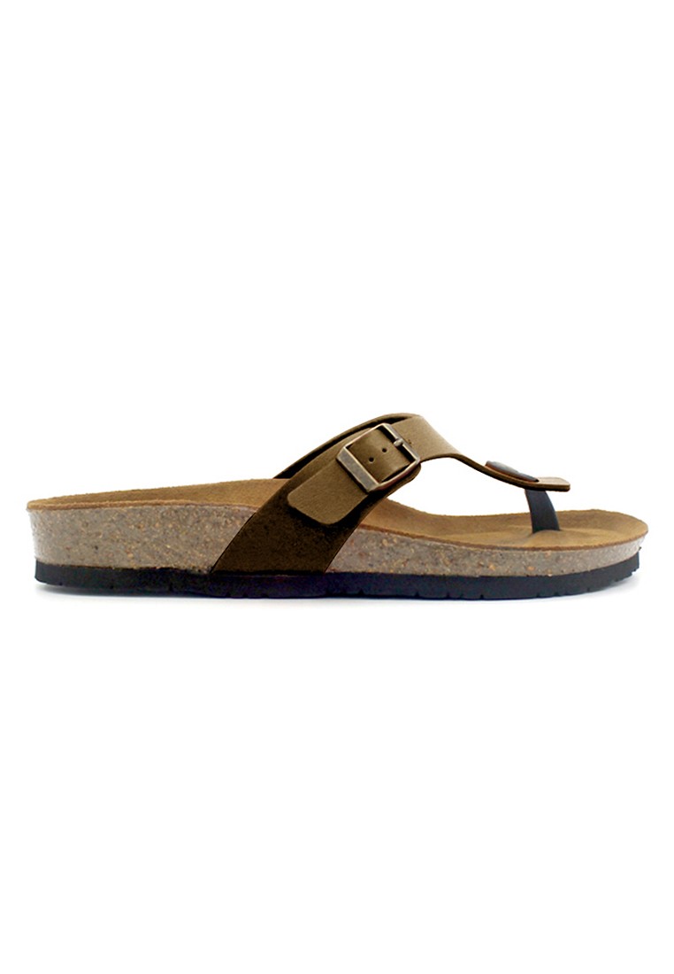 Prague - Camel Leather Sandals & Flip Flops