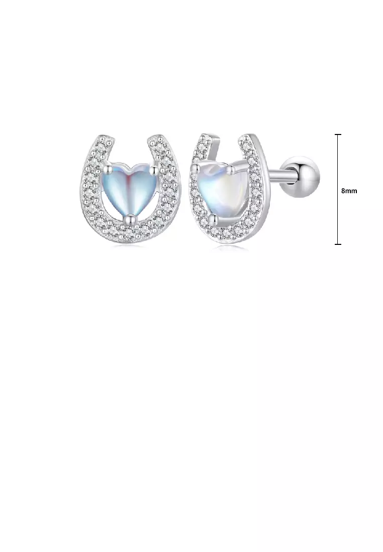 Buy SOEOES 925 Sterling Silver Fashion Simple Heart Shaped