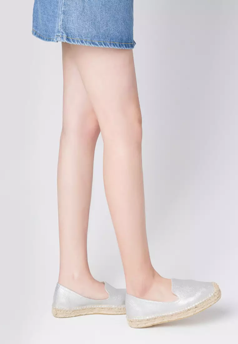 Platform Cow Leather Espadrilles HB7101