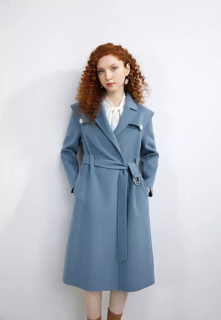 belt long coat