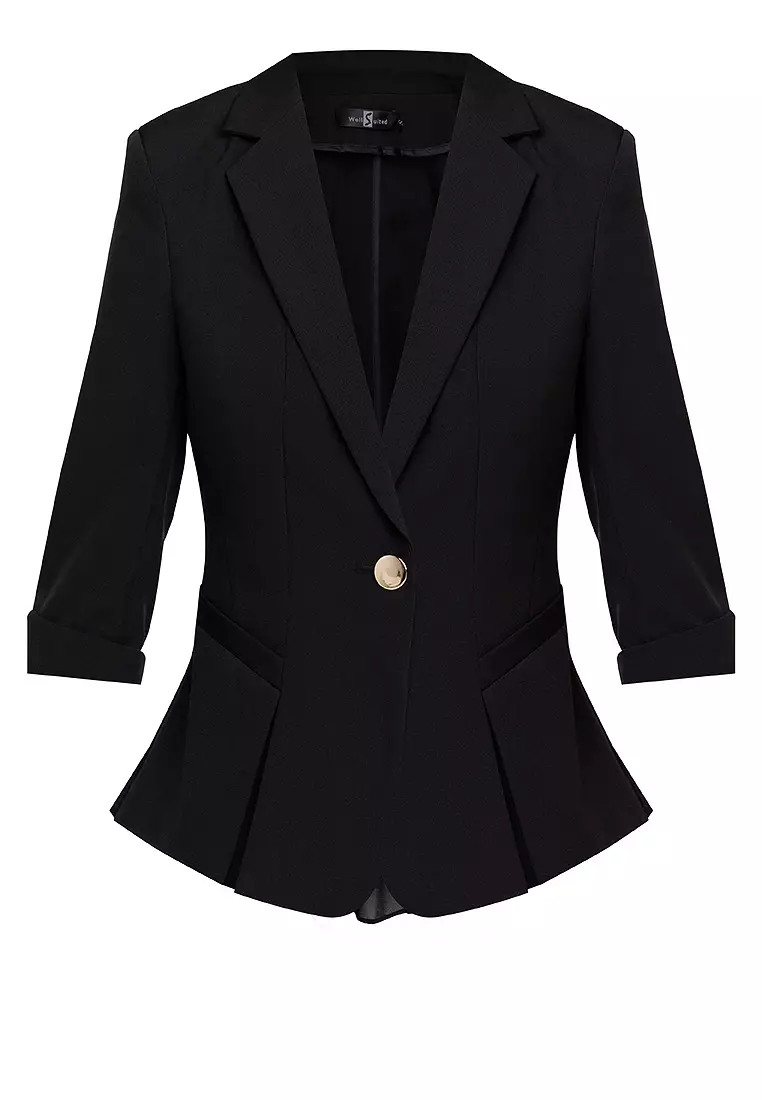 Stretch Fabric Super Slim Blazer