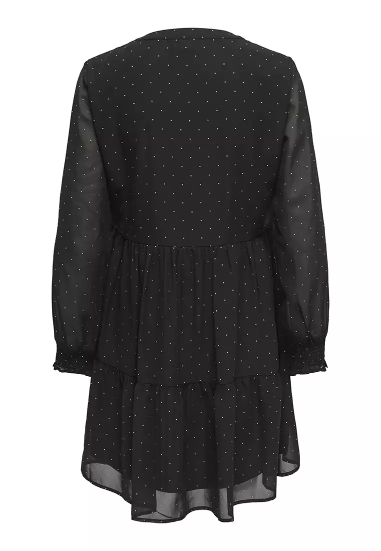 Glam Long Sleeves Dress