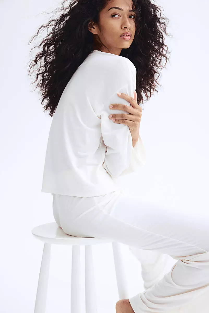 Viscose-blend pyjamas