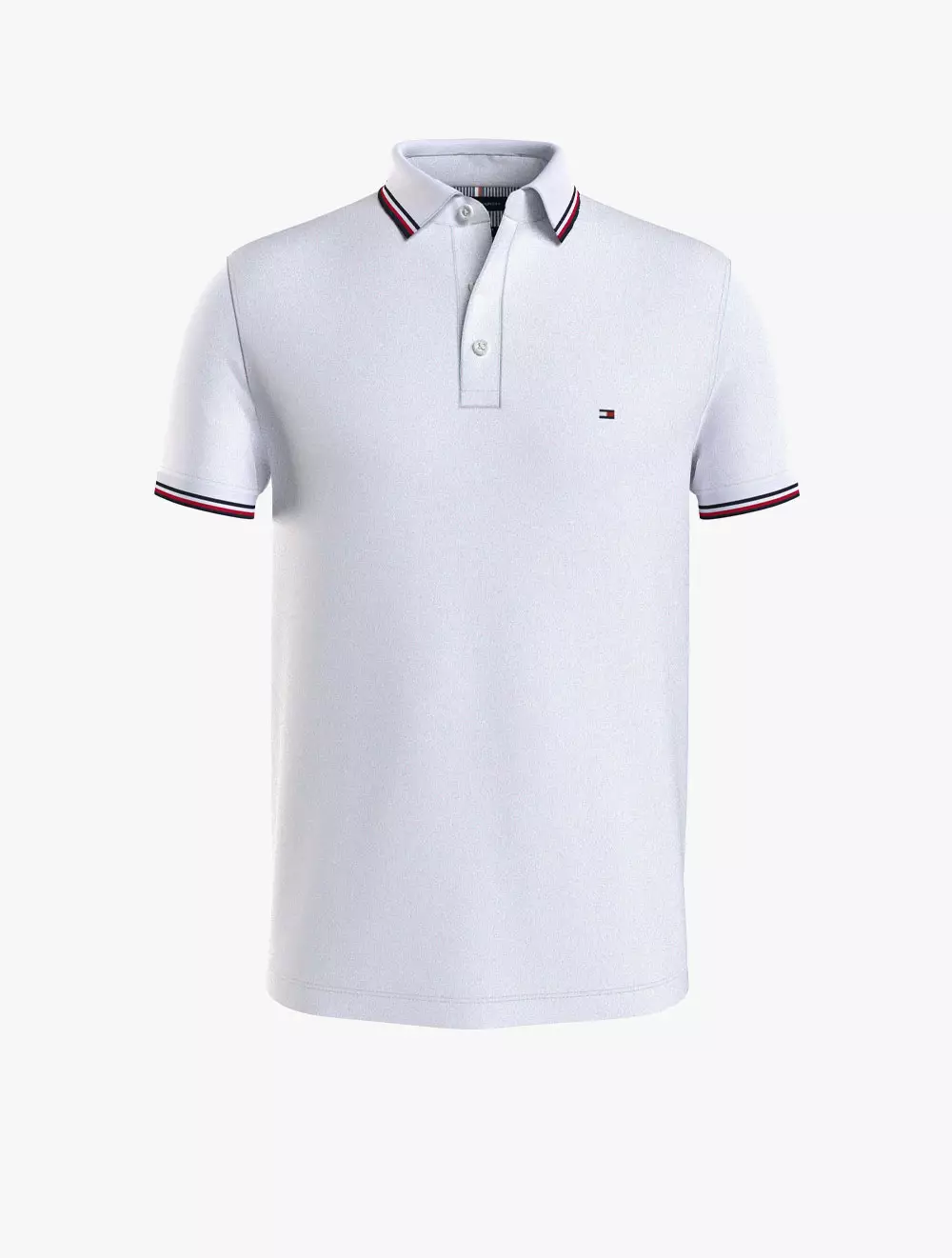 Jual Tommy Hilfiger Tommy Hilfiger 1985 Rwb Tipped Slim Polo White Original 2024 Zalora