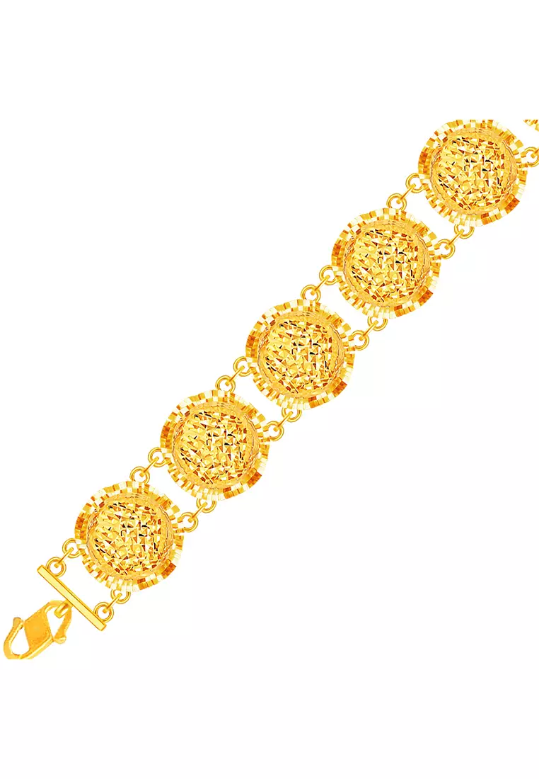 375/9K Gold Topi Bracelet T63