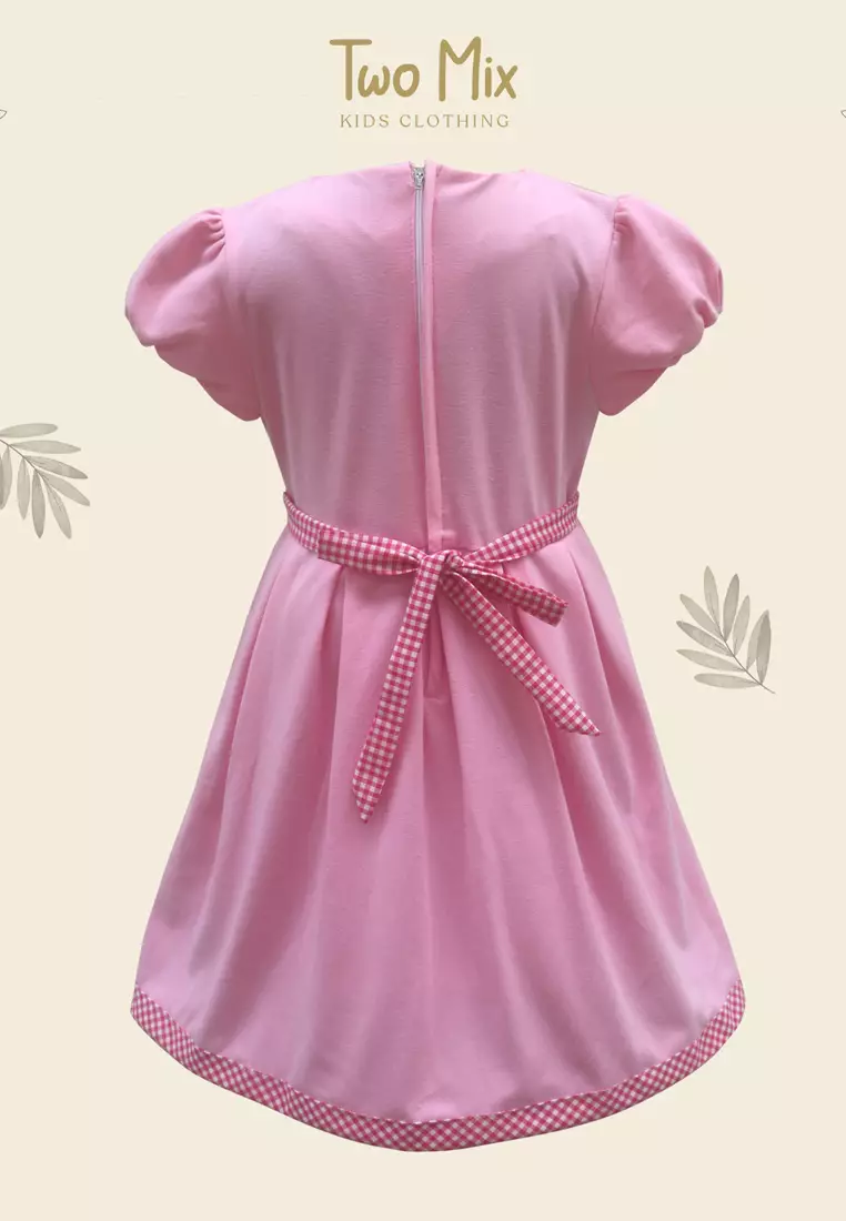 TWO MIX - Baju Anak Perempuan - Dress Anak Cewek Bahan Kaos Katun Spandex 1-12 Tahun 4223