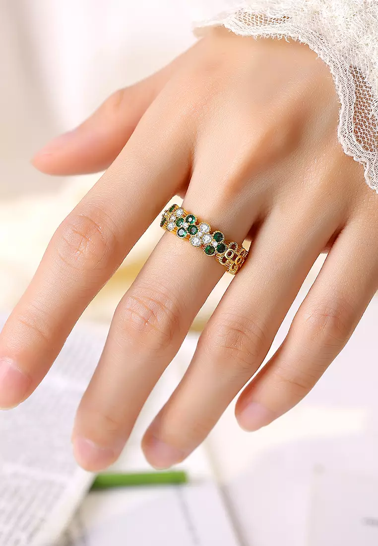 Cincin Wanita Korea Vintage Style Titanium Original Free Size Cincin Cewek Rings