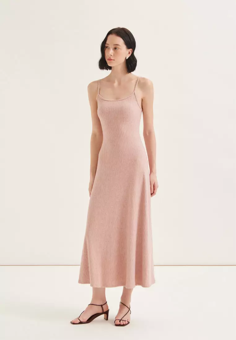 Soft Ribbed Jersey Cami Dress