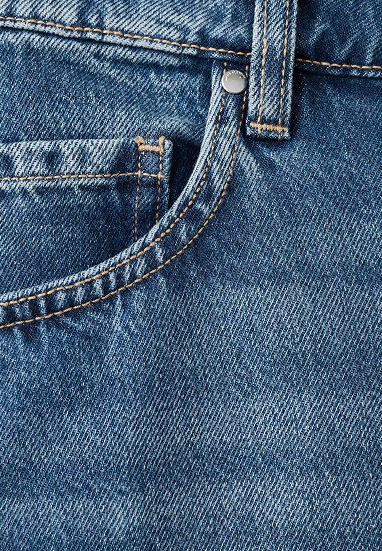 Midi Denim Skirt