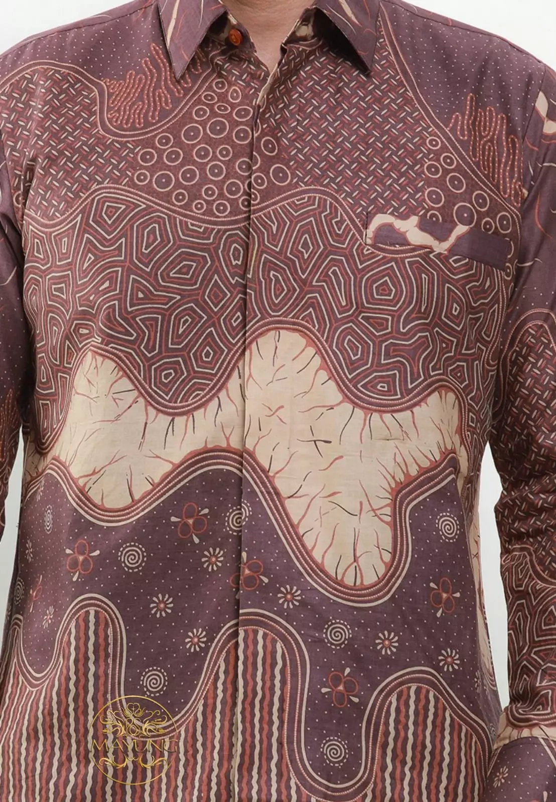 Prasetyo Kemeja Batik Pria Premium Slimfit Modern Lengan Panjang