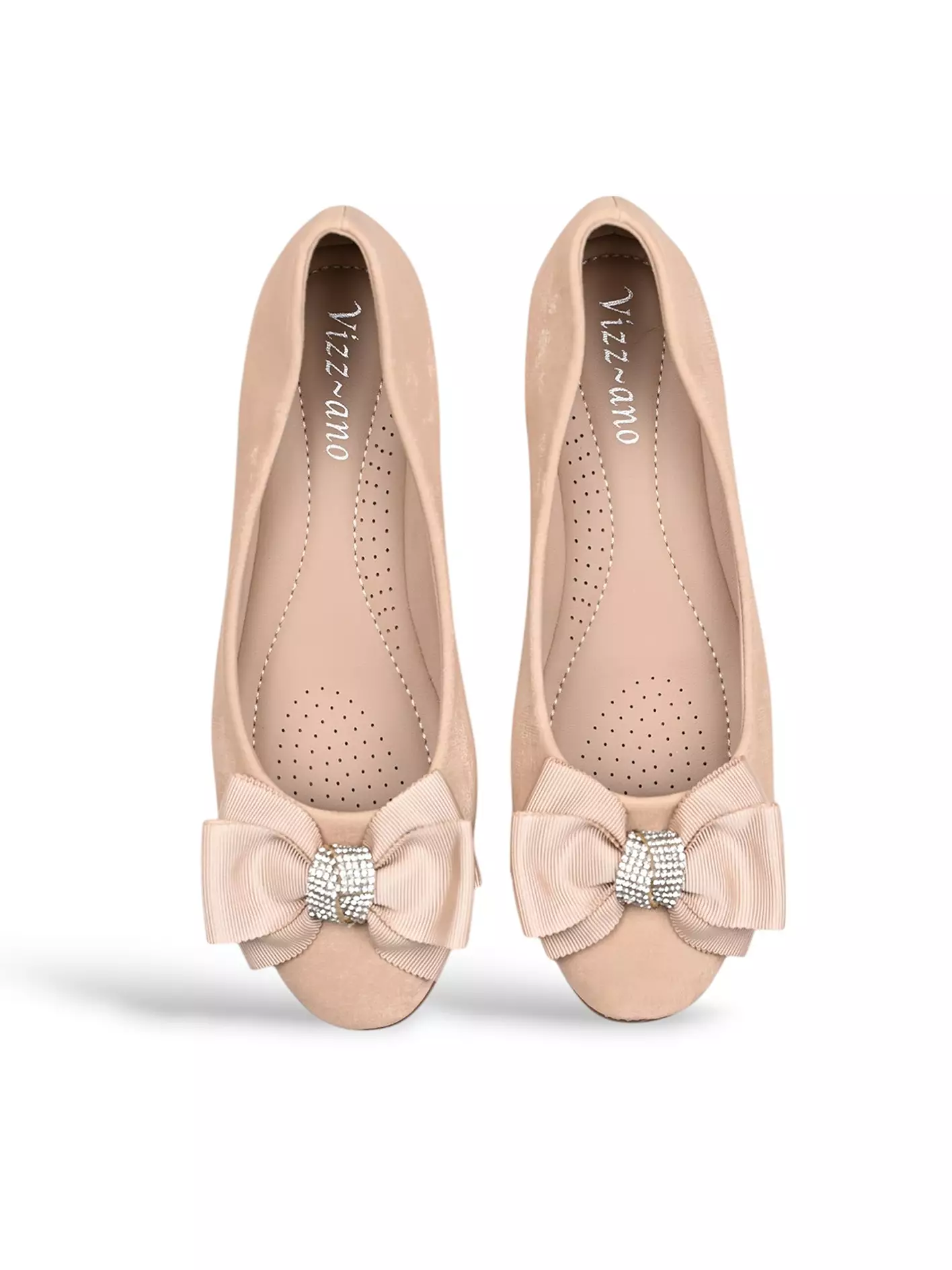 Vizzano Shoes Flatshoes Wanita Motif Pita Cantik Hak (2 Cm) Design Penny