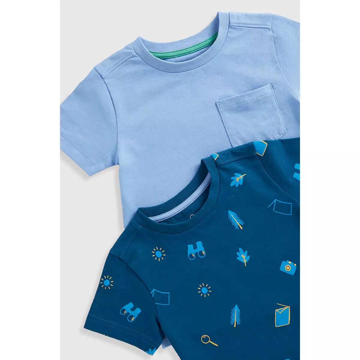 Mothercare Summer Camp T-Shirts 3 Pk - Kaos Bayi Laki-laki (Hijau)