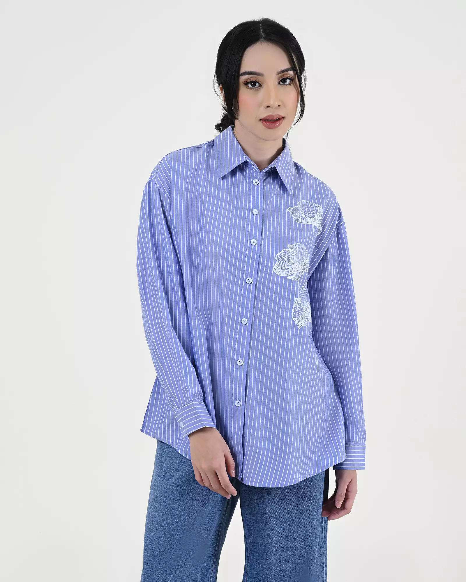 Geulis.id HURU SHIRT - Lightblue