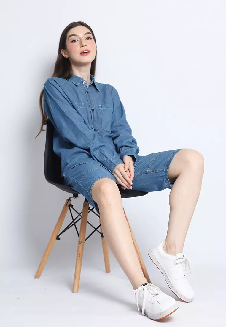 Celana Pendek Skena Wanita Denim Chambay 262403