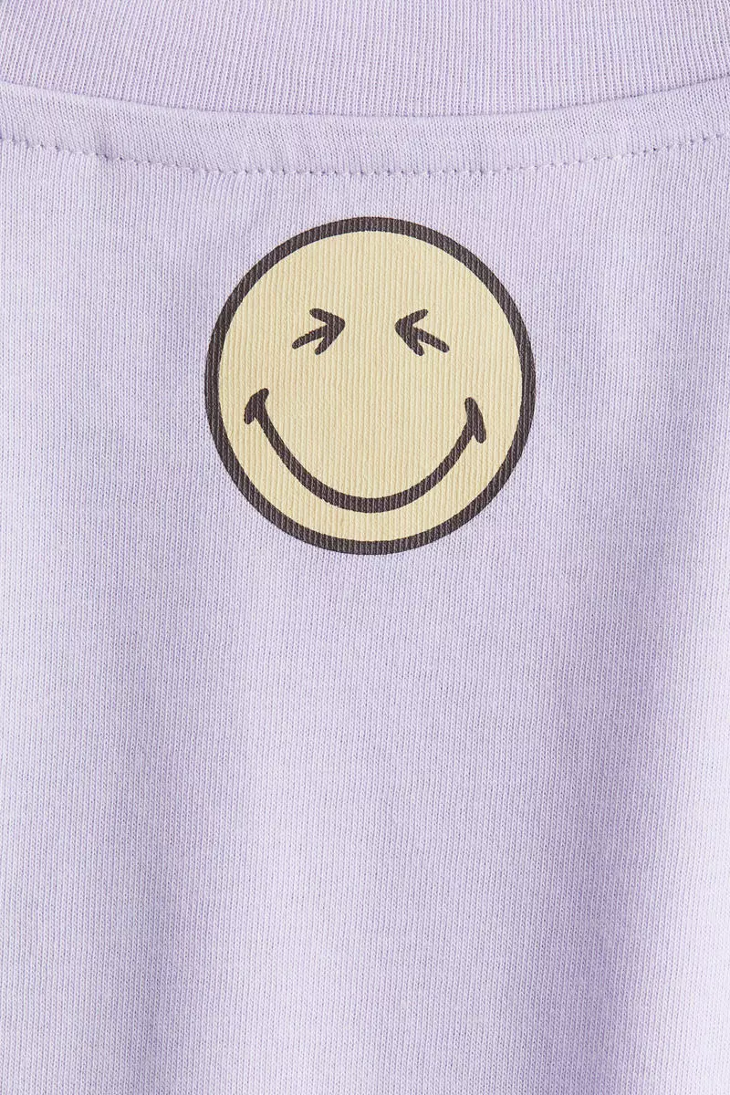 Printed cotton T-shirt