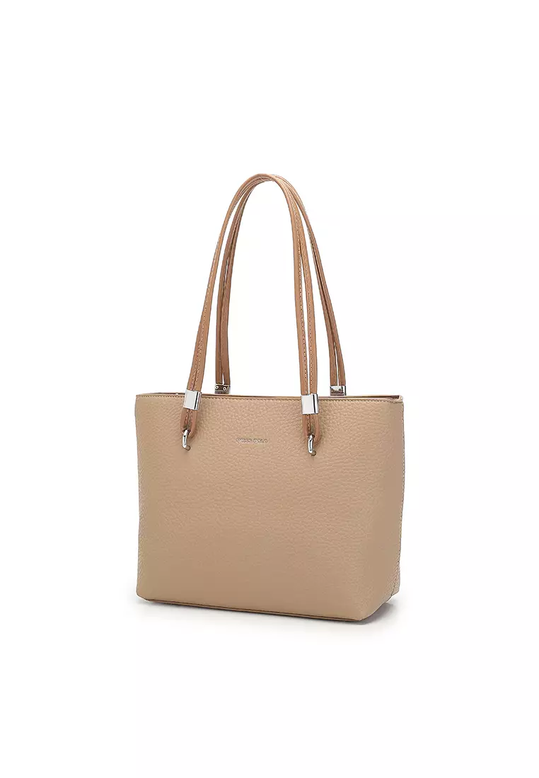 Women's Tote Bag / Shoulder Bag - Khaki