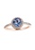 Her Jewellery Classic Alexandrite Ring (Rose Gold) - made with Zirconia & Lab created Alexandrite Gemstone EFC8FACBD2A370GS_2
