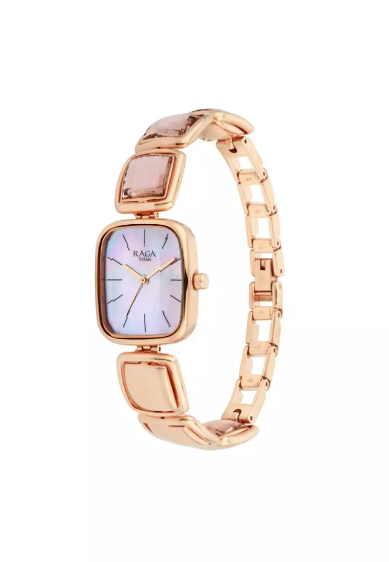 Titan ladies watches rose gold hotsell
