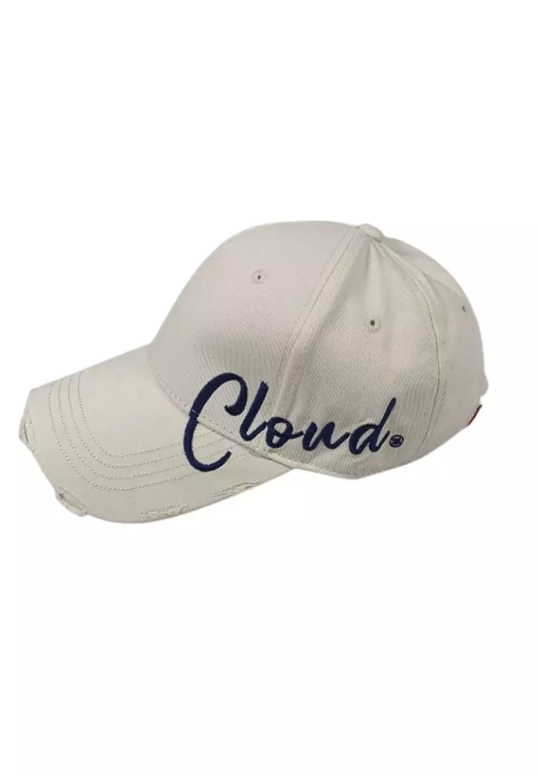 Topi Baseball Cap Embroidered Cloud - GN-56 ORIGINAL - Beige