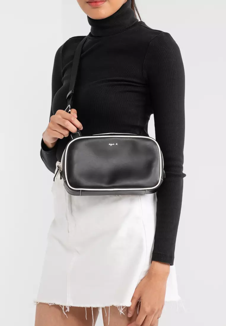 Jual agnès b. Camera Crossbody Bag Original 2024 ZALORA Indonesia
