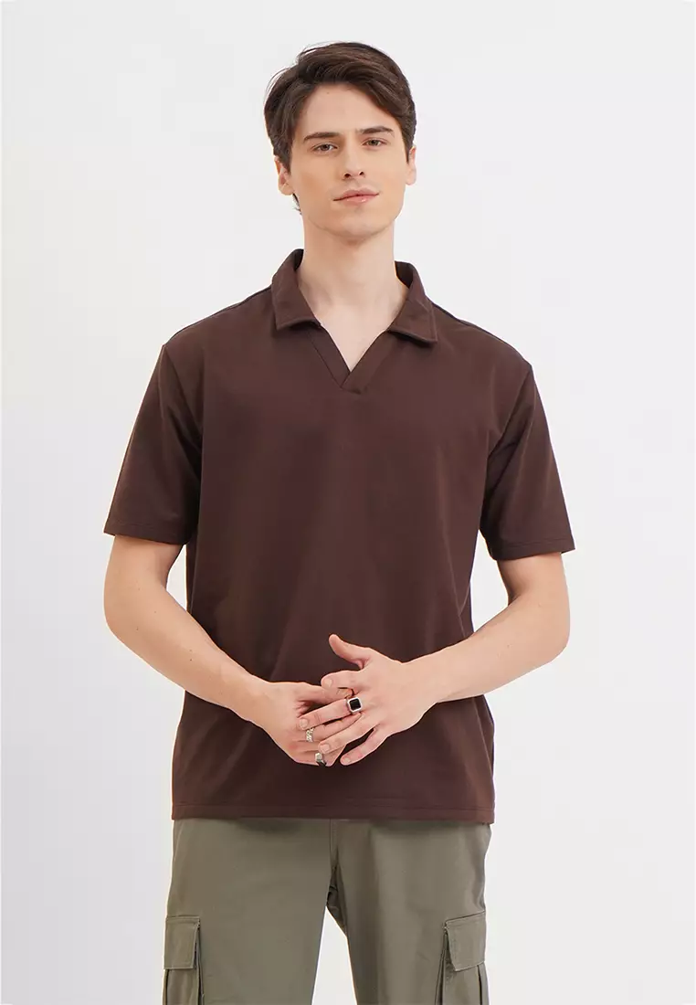 Penshoppe Relaxed Fit Polo With Open Collar 2024 Buy Penshoppe