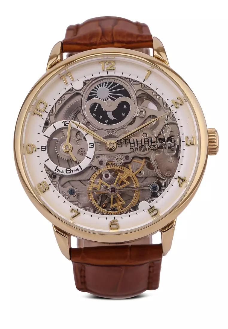 Stuhrling Original 3925 Automatic 40mm Skeleton Watch 2024