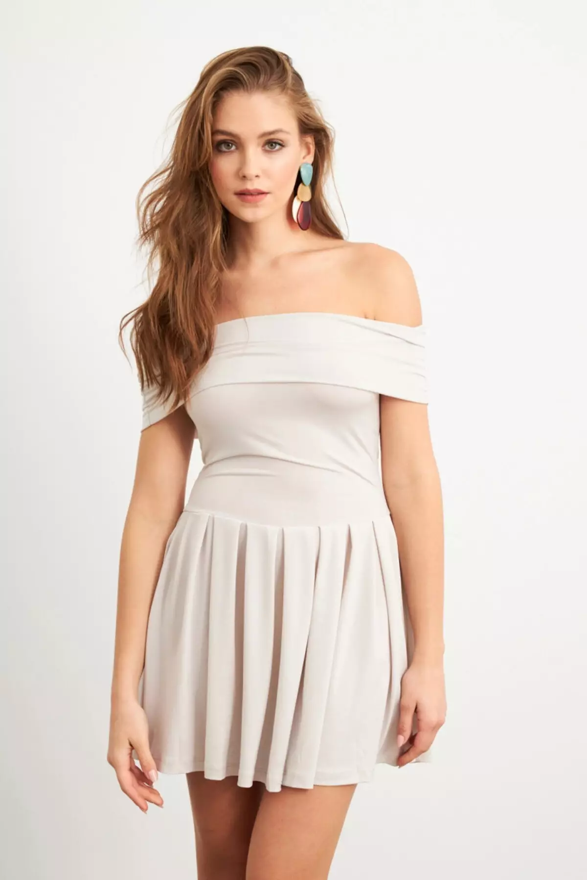 Madonna Collar Mini Dress