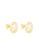 HABIB 金色 HABIB Whitley White and Yellow Gold Earring, 916 Gold F6D7FACAB69DBBGS_2