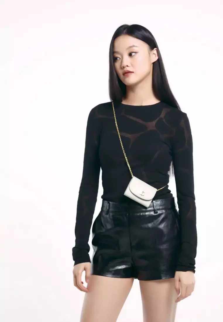 Buy MCM Mode Travia Trifold Chain Wallet in Spanish Leather 2024 Online