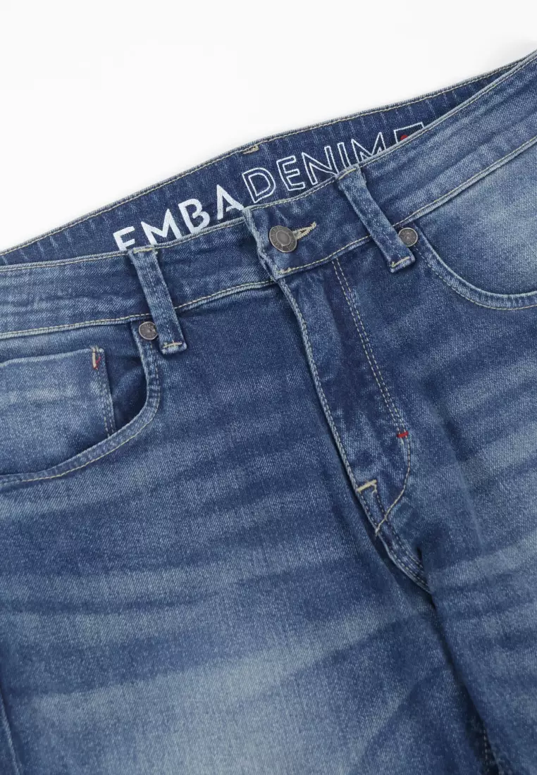 Jual Emba Jeans Emba Denim - BS06 Celana Panjang Denim Regular Medium ...