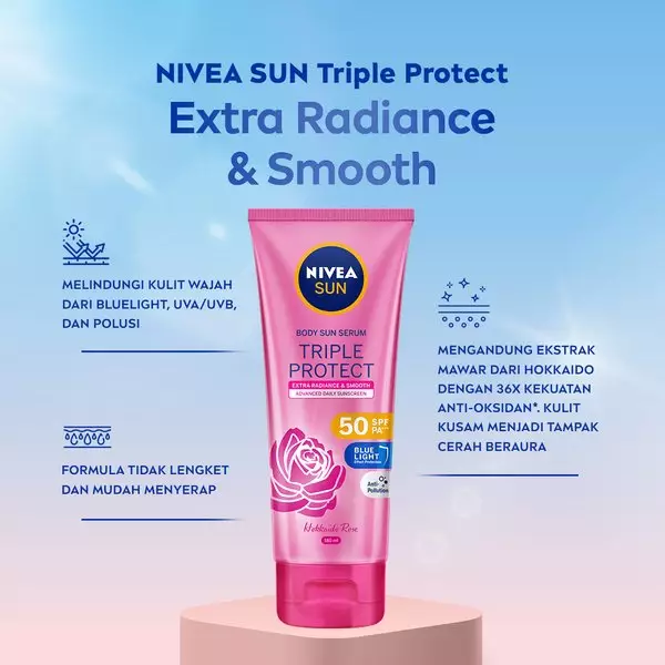 NIVEA SUN Body Sun Serum Triple Protect Extra Radiance & Smooth 180ml