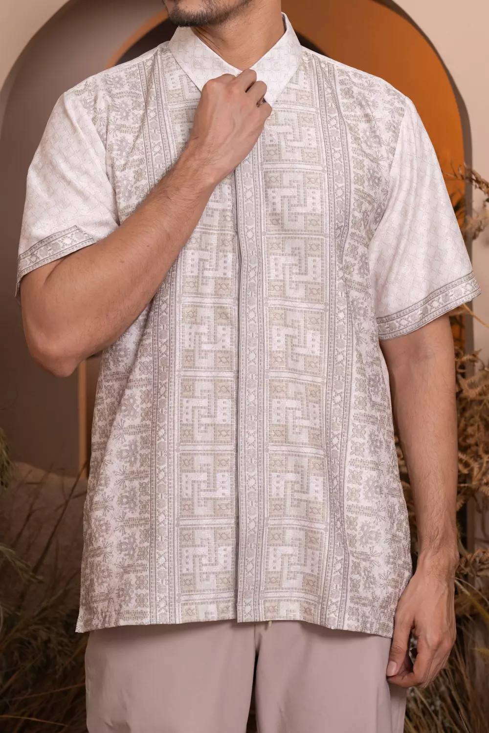 Klamby - Senggala Shirt Men Cannoli Almond