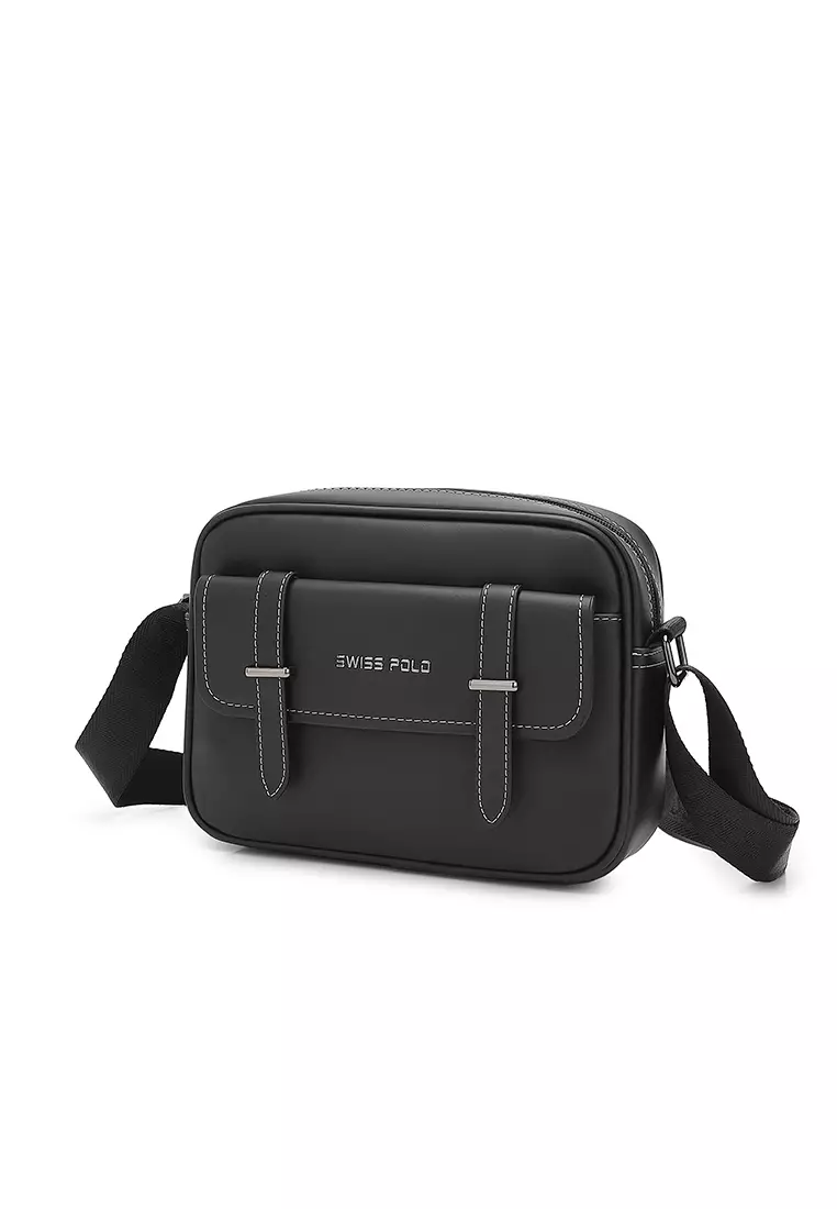 Men's Sling Bag / Crossbody Bag (Tas Selempang Pria) - Hitam