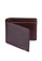 ENZODESIGN brown Italian Leather Wallet With Snap Coin Pocket Compartment 80990ACBE2DE92GS_2