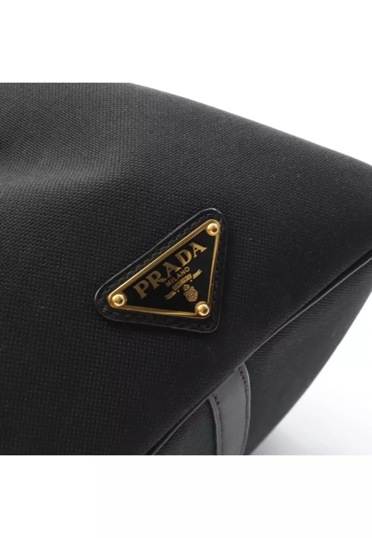 Buy Prada Pre-Loved Prada LOGO JACQUARD logo jacquard Handbag mini