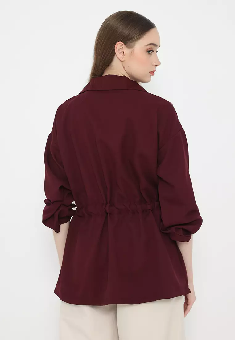 Mannequin Ruched Casual Blazer