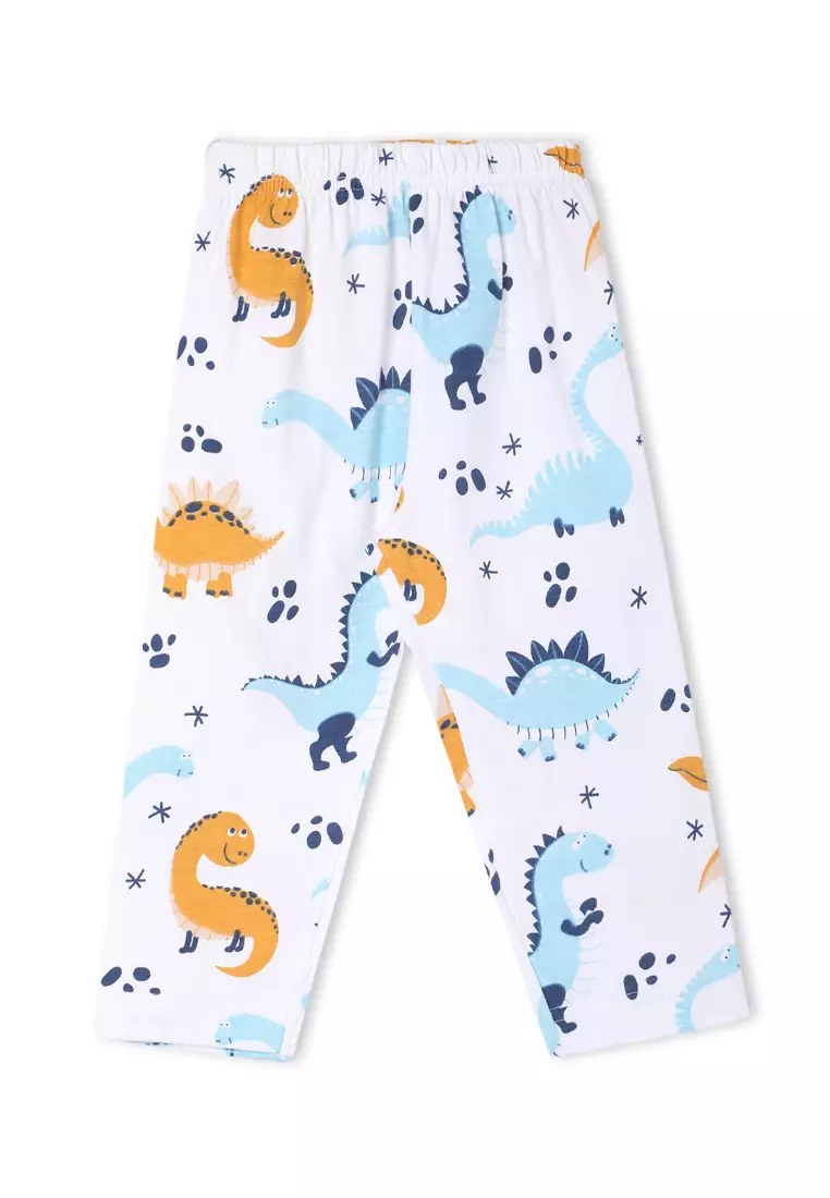 Kids And Baby Pajama Nightsuit  Set - Dino Trip