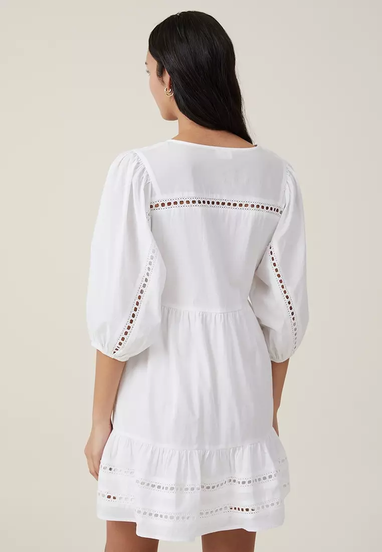 Brodie 3/4 Sleeve Mini Dress