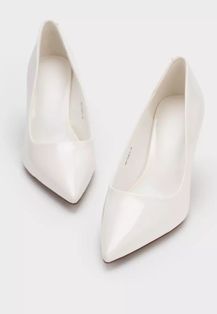 CLASSIC POINTED TOE MID HEEL PUMP