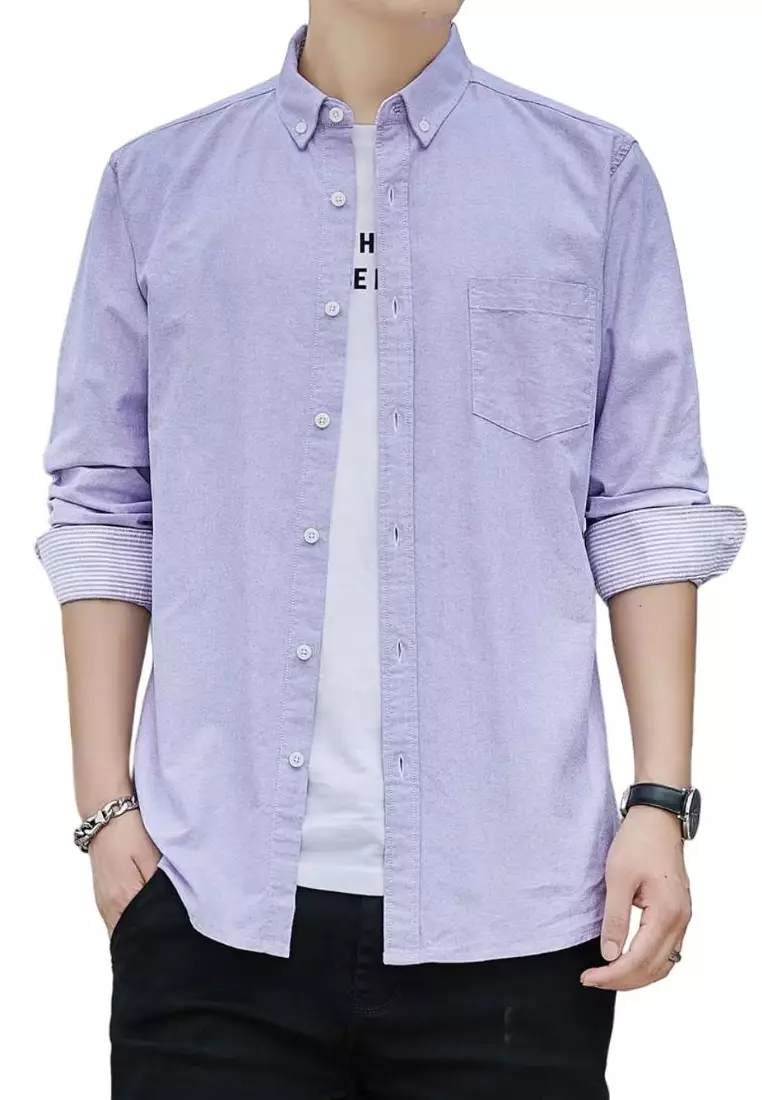 Slim Casual Long Sleeved Shirt C2001