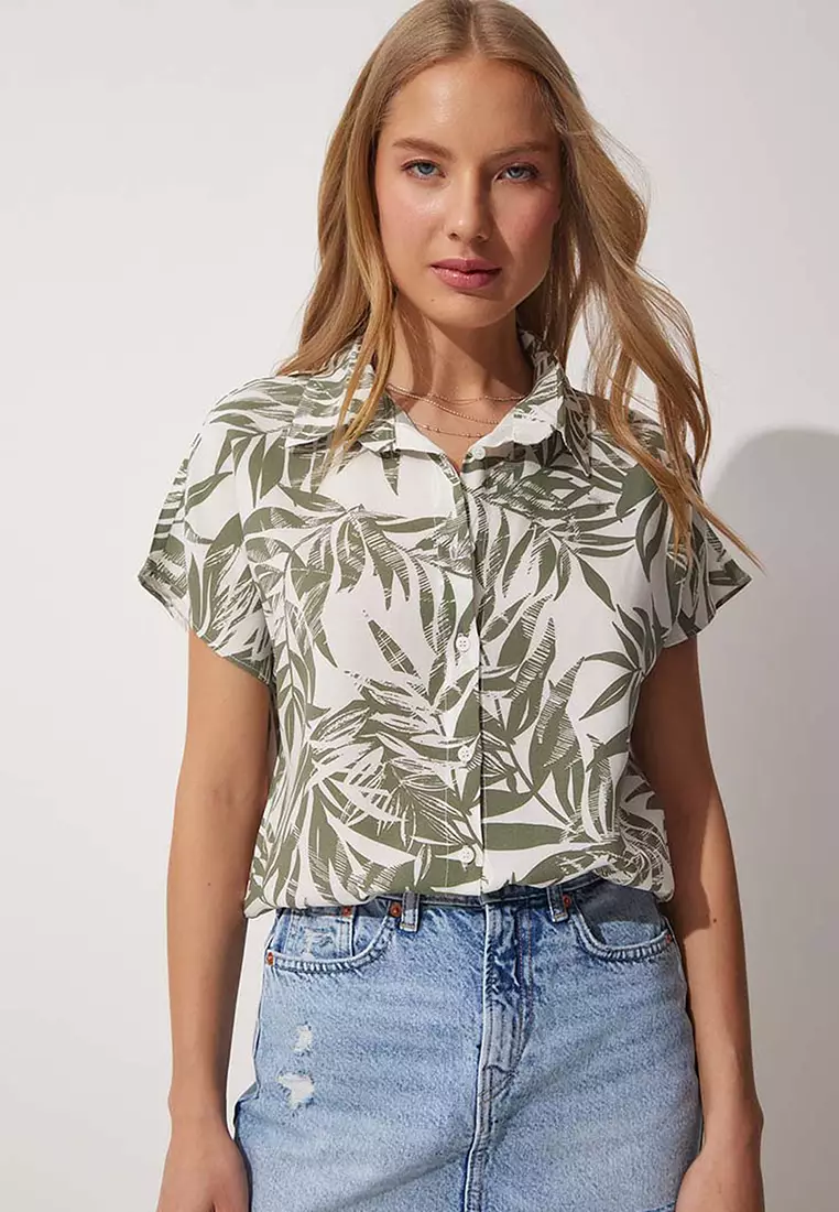 Floral Print Short Sleeve Shirt