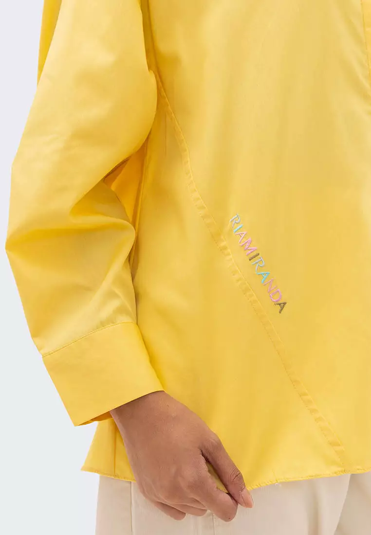 Ria Miranda Yellow Ginnie Top