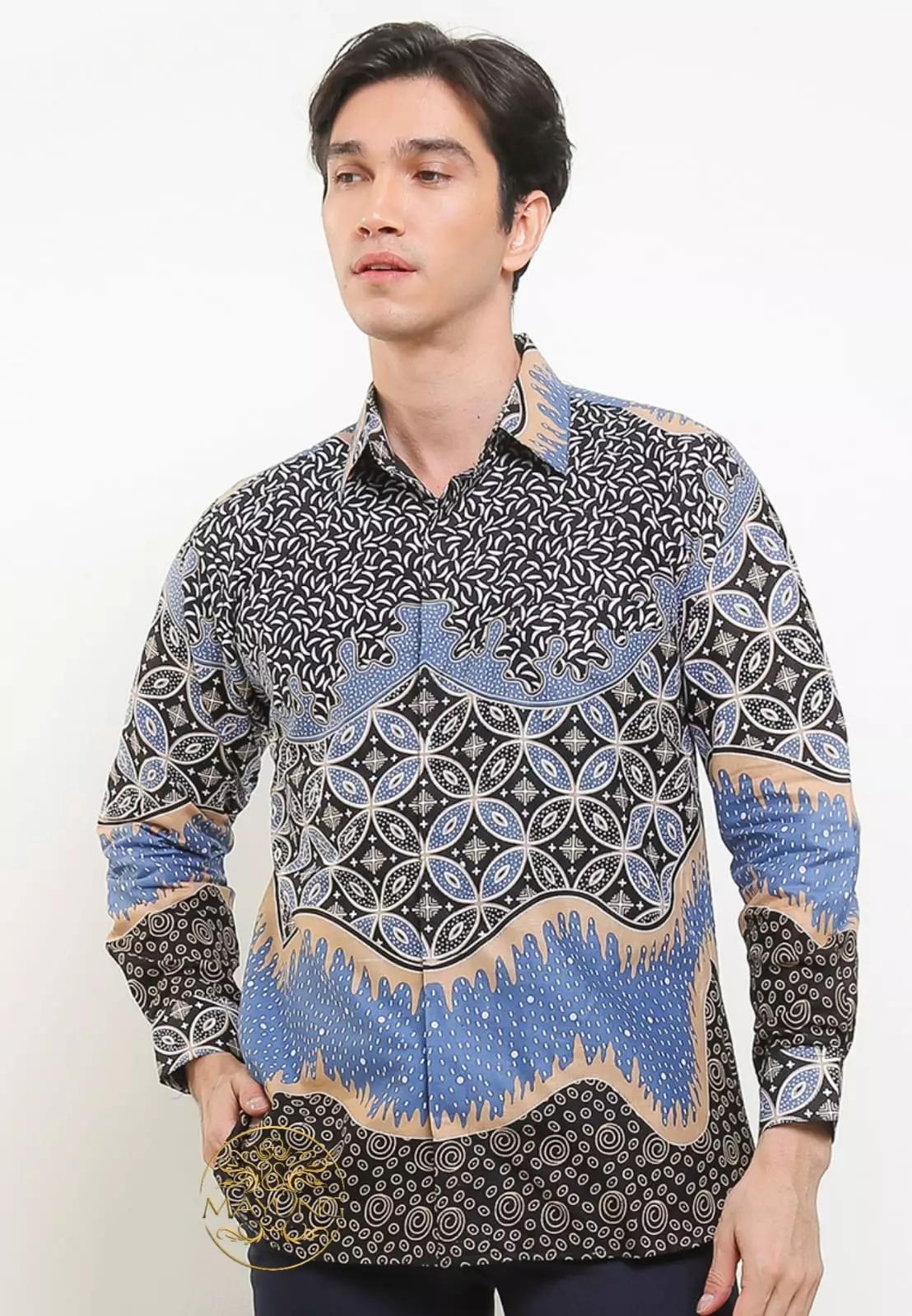 Jayadipa Kemeja Batik Pria Premium Slimfit Modern Lengan Panjang