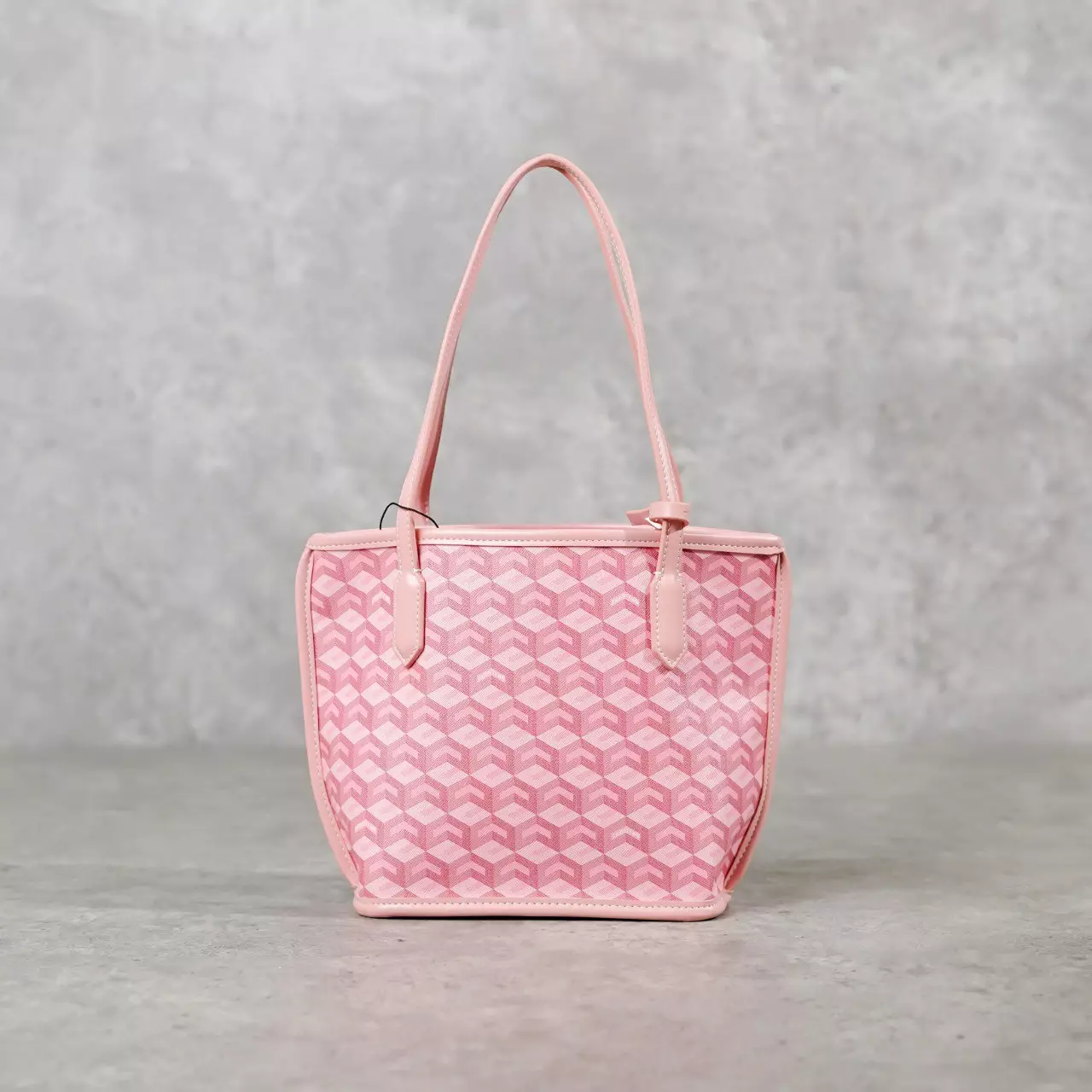 Tas CHRISTY NG MONOGRAM PATTERN PINK TOTE BAG 100% ORIGINAL