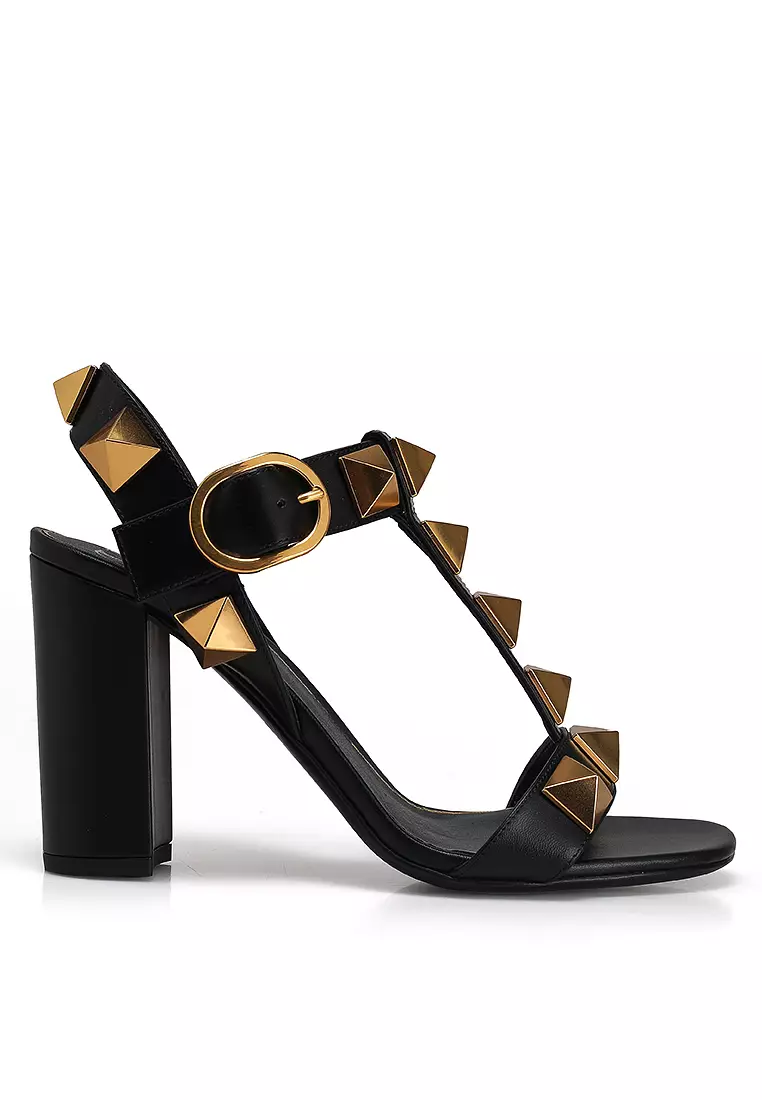 Discount on Valentino  shoes - SKU: Roman Stud Heel Sandals 90 mm (ik)