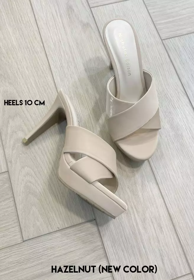 Nicholas Edison Heel Elga Hazelnut