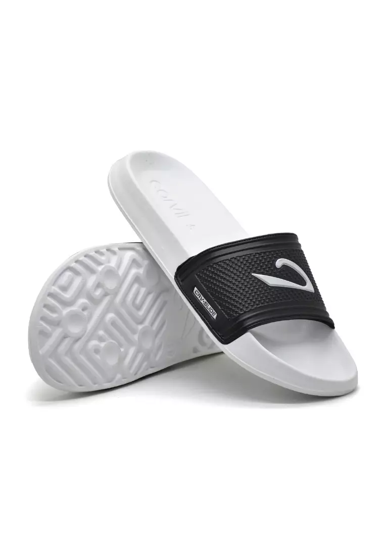 Carvil Sandal Pria Minos-SS White/Black